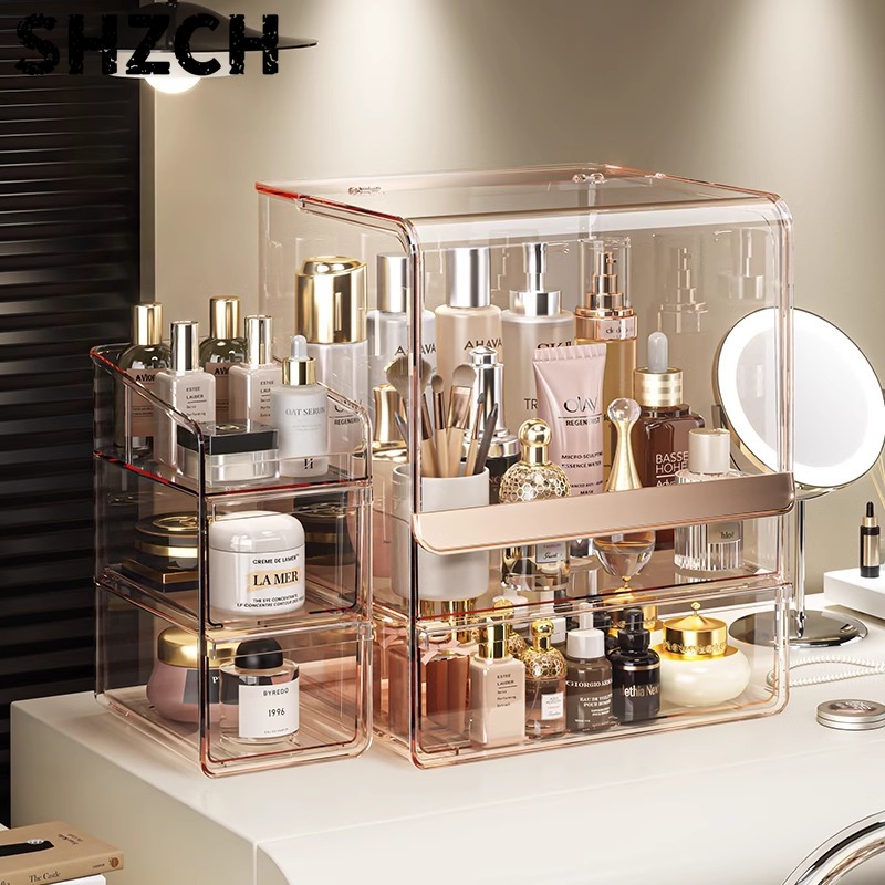 Luxury Skincare Collection - منظم مستحضرات تجميل فاخر من الأكريليك،