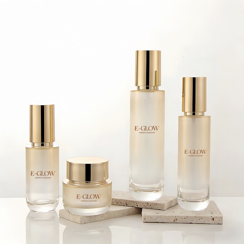 Luxury Skincare Packaging - 【تخصيص الشعار】زجاجة كريم زجاجية فارغة بسعة