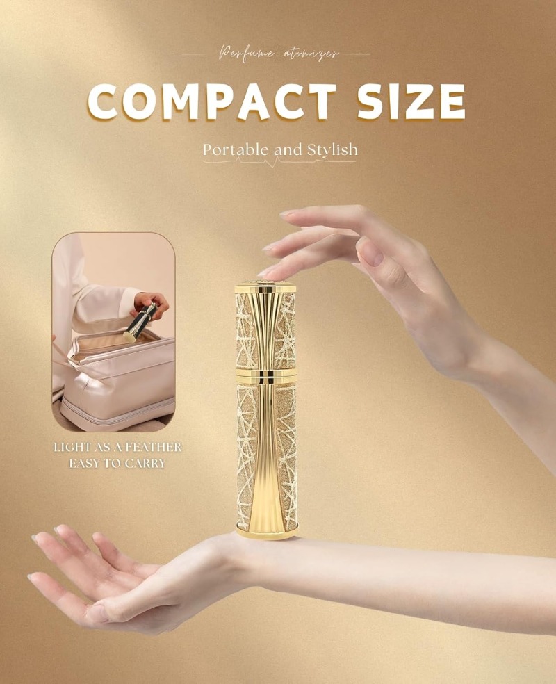 زجاجة رذاذ عطر للسفر قابلة لإع - مراجعة Luxury Skincare Packaging وسعره
