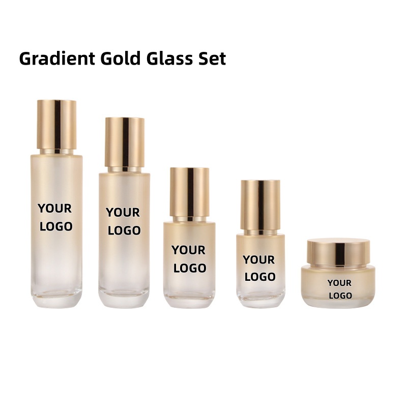【تخصيص الشعار】زجاجة كريم زجاجي - مراجعة Luxury Skincare Packaging وسعره