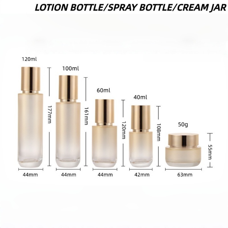 【تخصيص الشعار】زجاجة كريم زجاجي - مراجعة Luxury Skincare Packaging وسعره